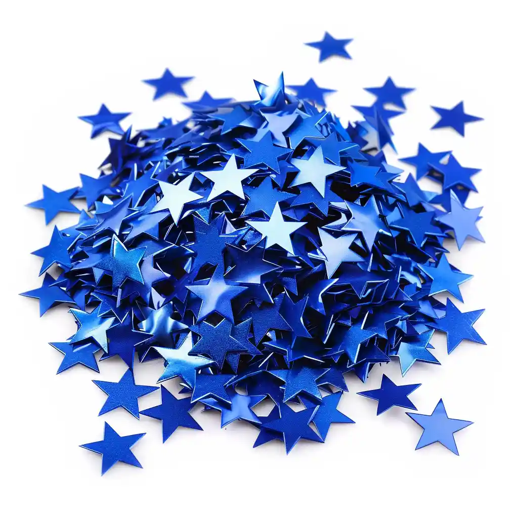 Blue USA stars