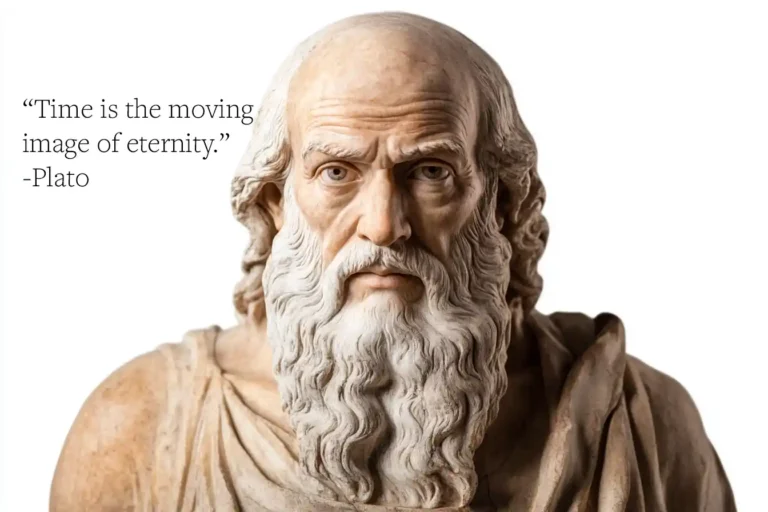 Plato quote: “Time is the moving image of eternity.”