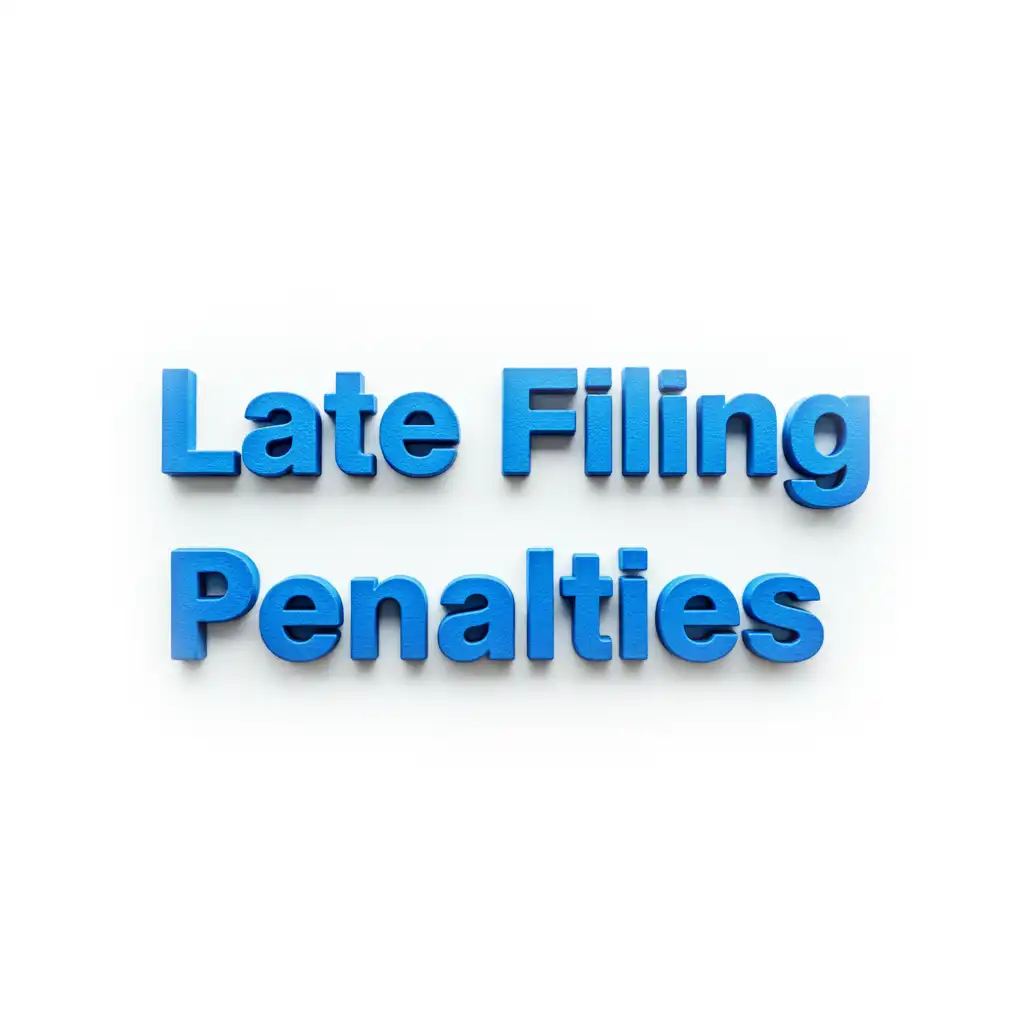 Text: "late filing penalties"