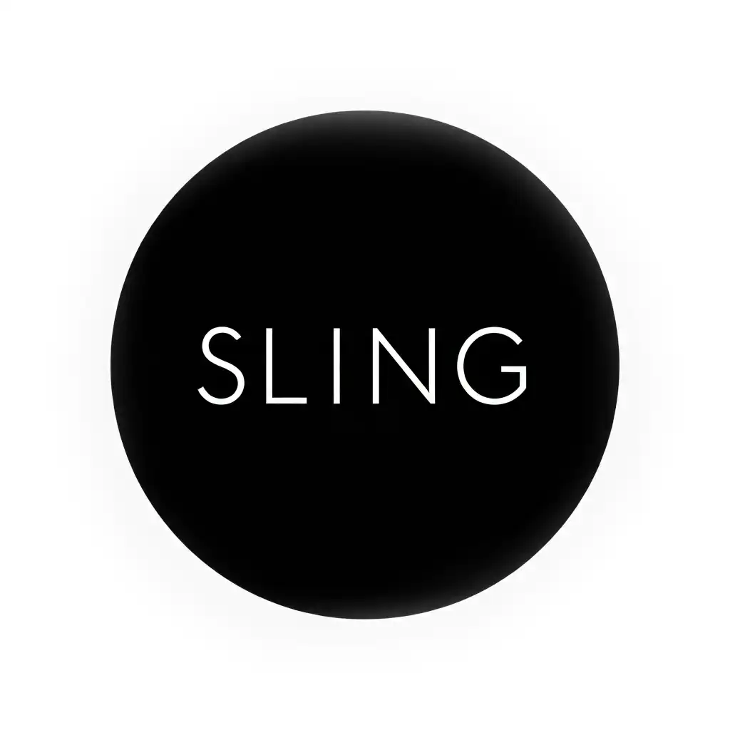 Sling on a black circle