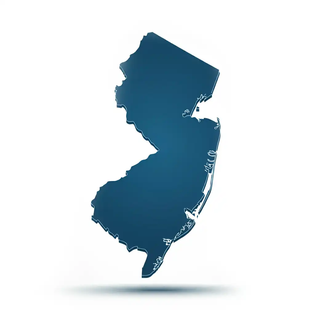 New Jersey map