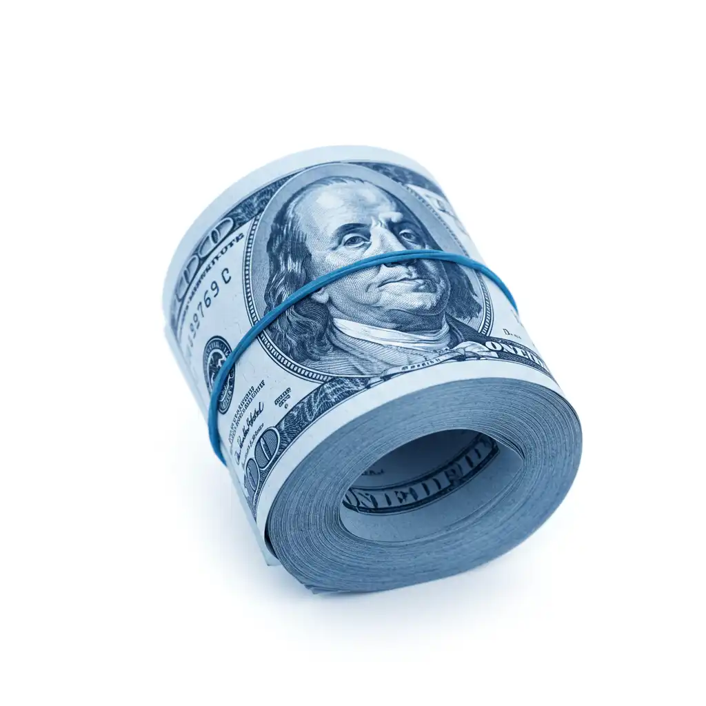 A roll of USD