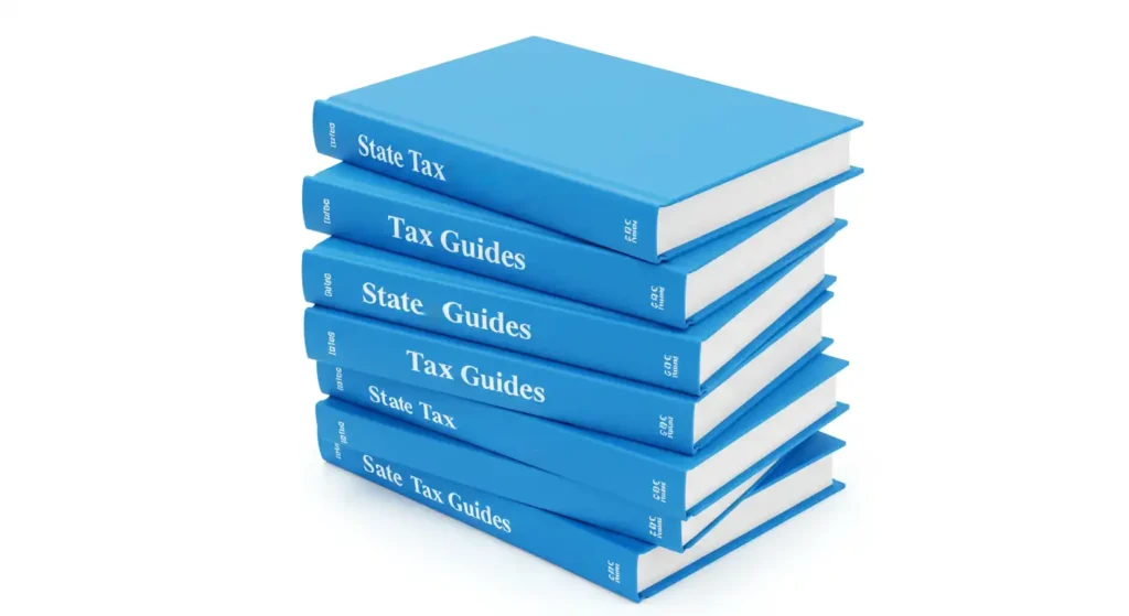 A stack of tax guides