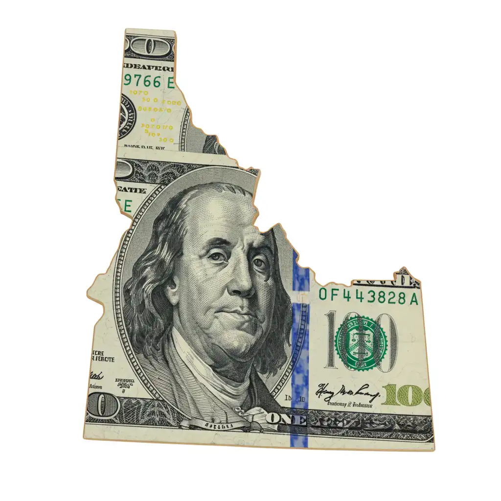 Idaho money map