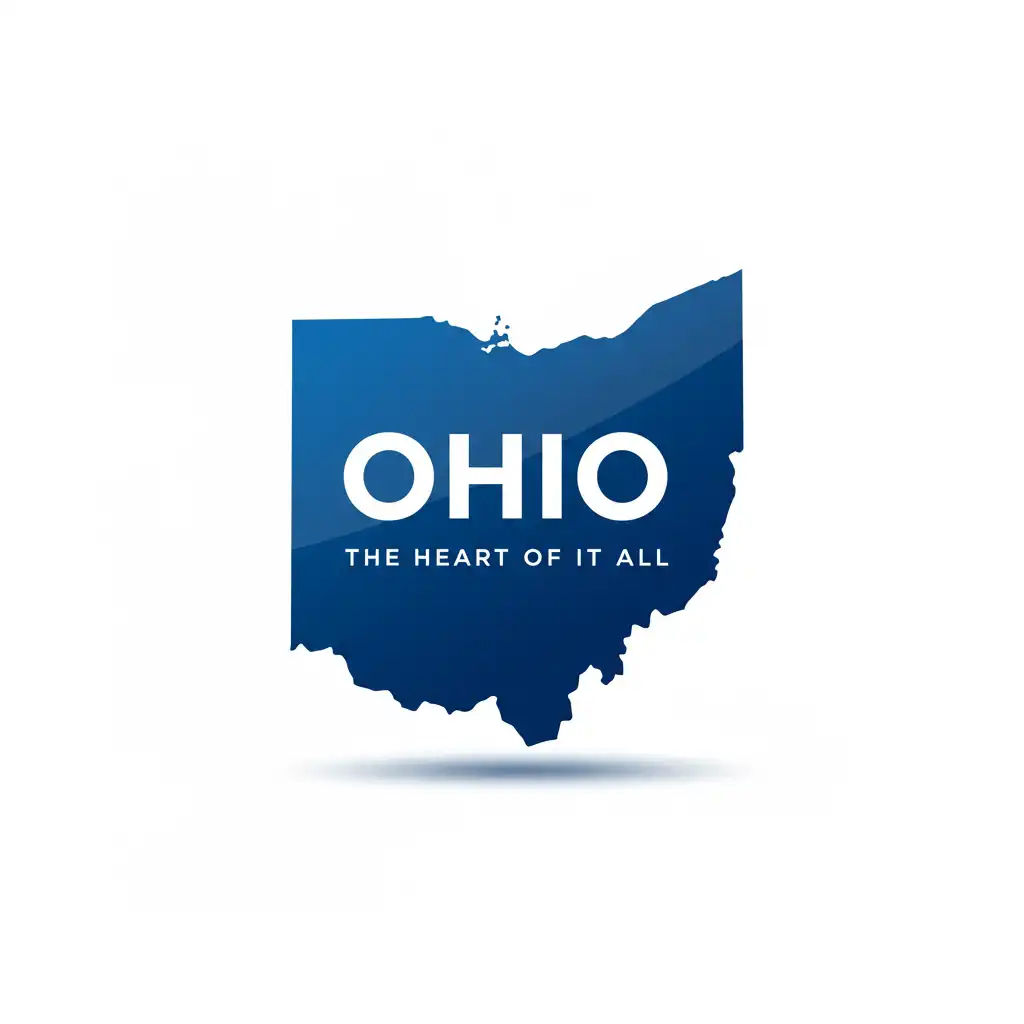 Ohio logo & tagline: "Ohio, The Heart of it All"