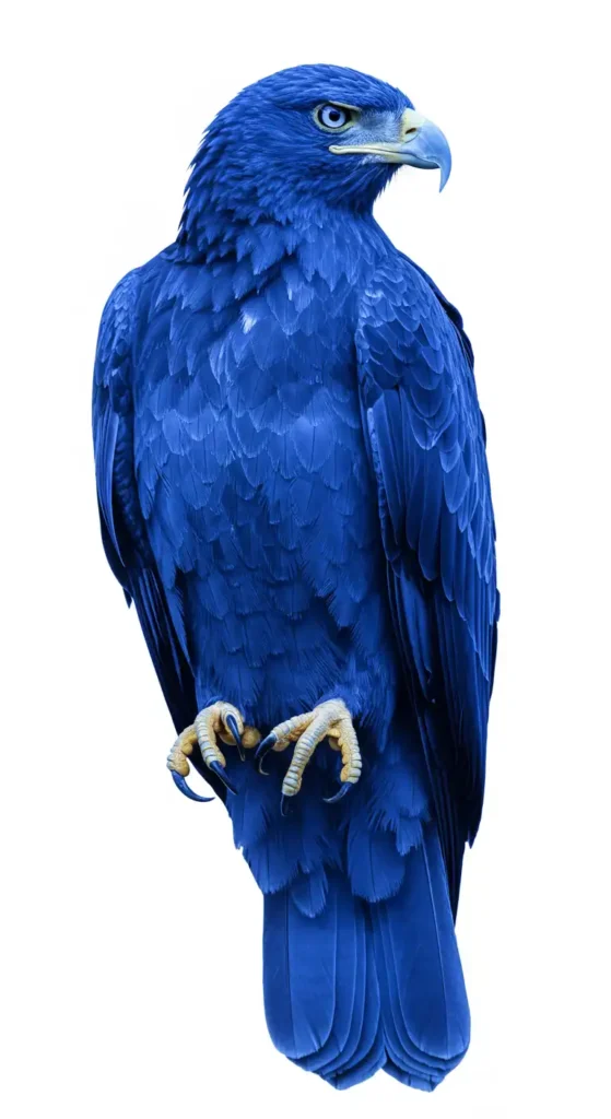 A blue eagle