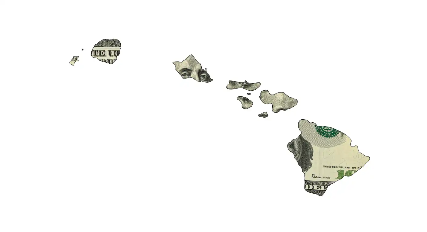 Hawaii money map